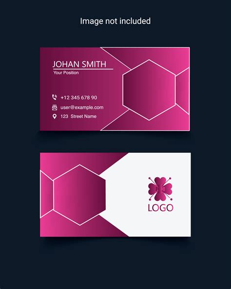 Creative professional Business card Design 13992564 Vector Art at Vecteezy