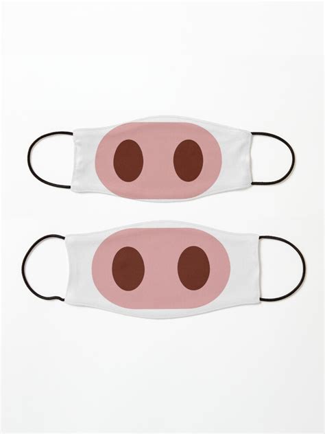 "Pig Mask, Pig Snout Face Mask" Mask for Sale by PunkyandPiggy | Redbubble