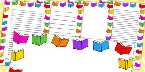 Book Border Clipart | Free Printable Borders for Books