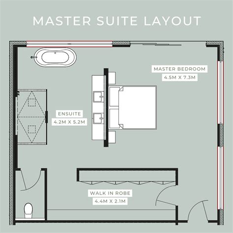 Las 10 mejores ideas e inspiración sobre master suite floor plan