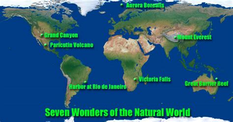 The Seven Wonders of the Natural World