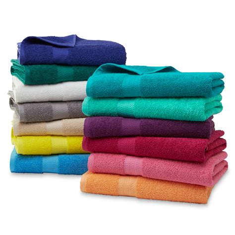 Essential Home Sutton Cotton Bath Towels Hand Towels or Washcloths