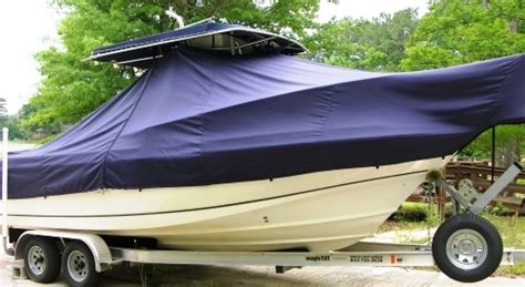 Boston Whaler® Outrage-230 20xx T-Top-Boat-Cover, starboard-side image | RNR-Marine.com™ ImageView