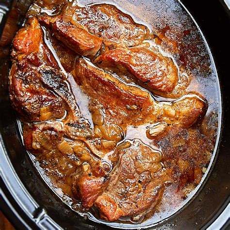 Rustic Slow Cooker Country-Style Pork Ribs - Craving Tasty