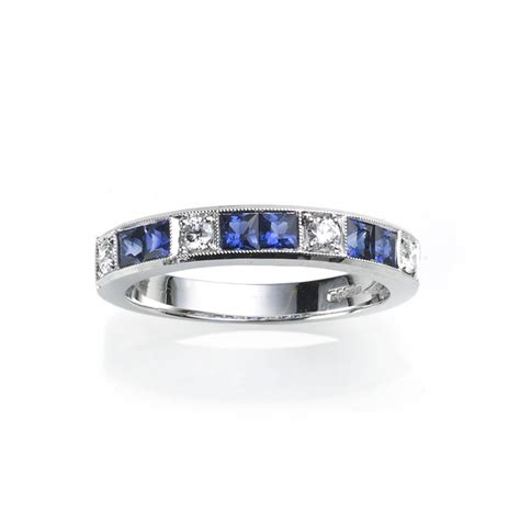 Sapphire and Diamond Eternity Ring — Jewellery Discovery