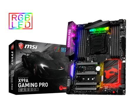 MSI Debuts RGB X99A GAMING PRO CARBON Motherboard