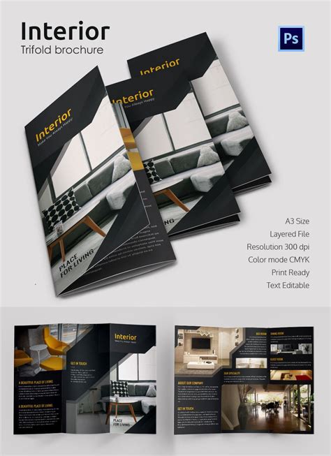 Interior Design Brochure Templates