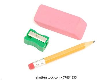 Pencil Eraser Isolated On White Background Stock Photo 77854333 | Shutterstock