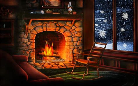 Winter Fireplace Wallpapers - Top Free Winter Fireplace Backgrounds - WallpaperAccess