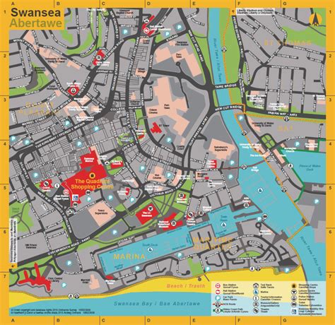 City centre map — Swansea City Centre