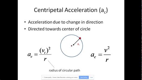 Centripetal Acceleration Tangential Acceleration