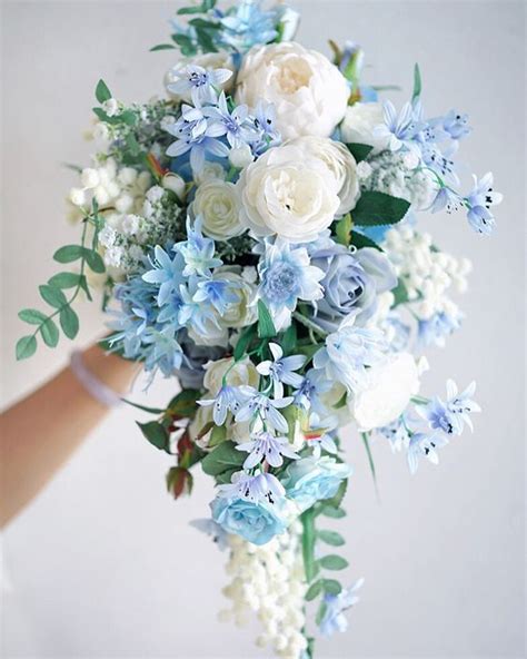 Wedding Bouquet 764978686686611760 | Spring wedding bouquets, Blue wedding bouquet, Blue wedding ...