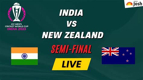 India vs New Zealand Live Score | IND vs NZ Semi Final World Cup 2023 Live Cricket Match Updates