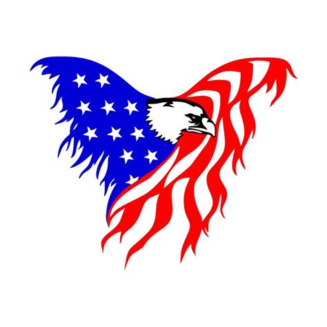 AMERICAN FLAG EAGLE VECTOR - Design Shop by AquaDigitizing