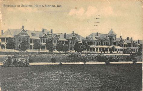 Marion Indiana Soldiers Home Hospital Antique Postcard K77022 - Mary L. Martin Ltd. Postcards