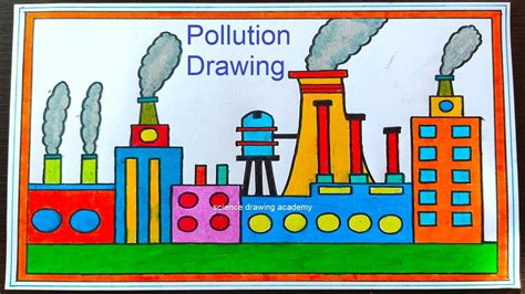 Factory Water Pollution Drawing