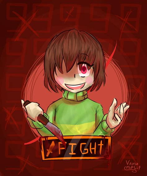 Chara - Genocide [SPEEDPAINT] by VanaBananaSplit on DeviantArt