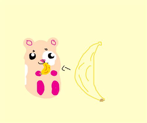 Hamster eating Banana - Drawception