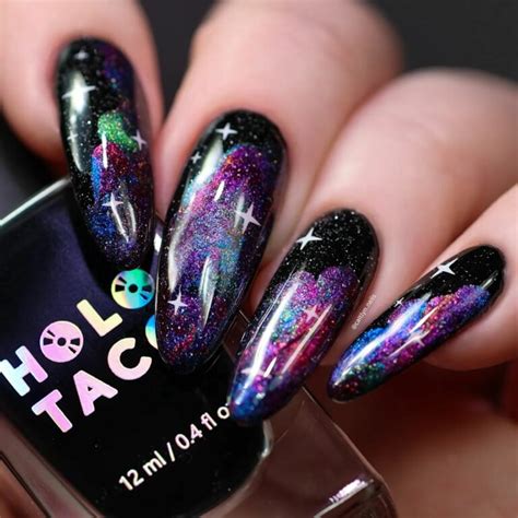 17+ Purple Galaxy Nails We Are Obsessed About - Nail Designs Daily