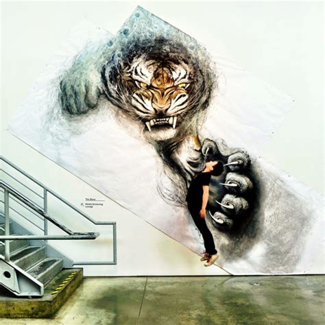 Amazing 3D Animal Illustrations Looking Alive On The Wall | Naldz Graphics