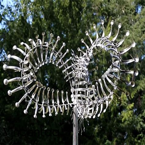 Vincentaa Outdoor Large Wind Art Installation Sculpture Led Custom Garden Decorative Sculpture ...