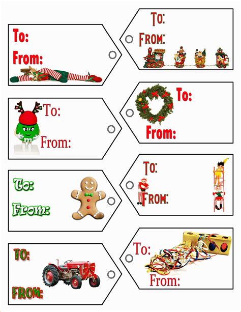 Holiday Labels Template Free Of Christmas Gift Label Templates – Happy Holidays ...