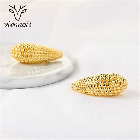 Dubai Gold Plated Stud Earrings at Unbeatable Price