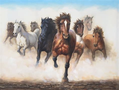 Paintings Of Horses Running – Warehouse of Ideas