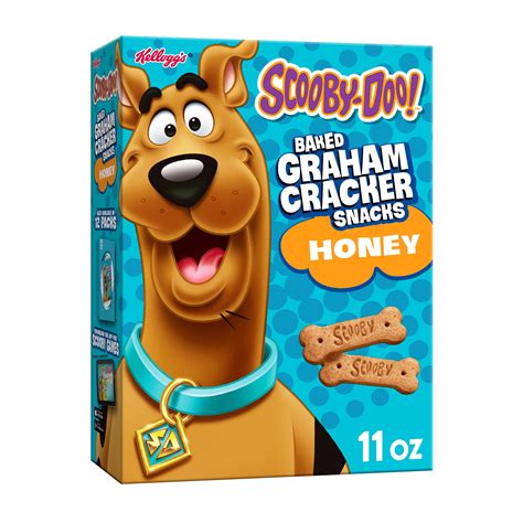 Kellogg's Scooby-Doo! Graham Cracker Sticks, Lunch Box Snacks, Honey, 11oz Box - Walmart.com ...