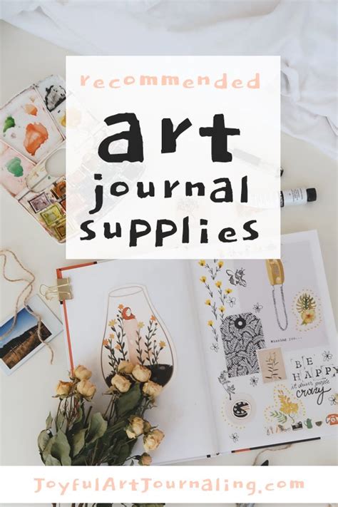 recommended art journal supplies - Joyful Art Journaling