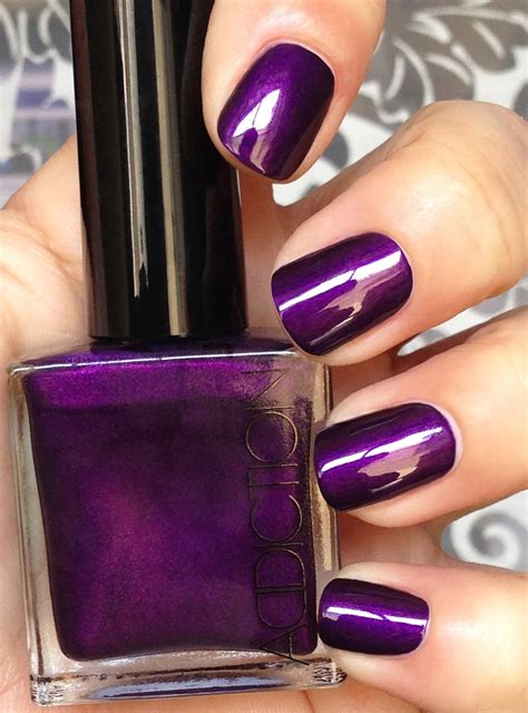 Smoke On The Polish...Addiction Deep Purple Nail Polish [ So Lonely in Gorgeous ]