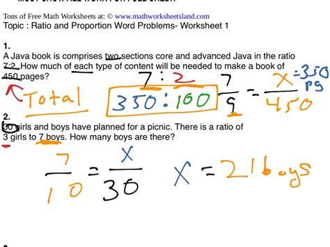 Proportion Word Problems Worksheet – E Street Light