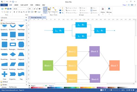 Simple Reliability Block Diagram Maker - EdrawMax