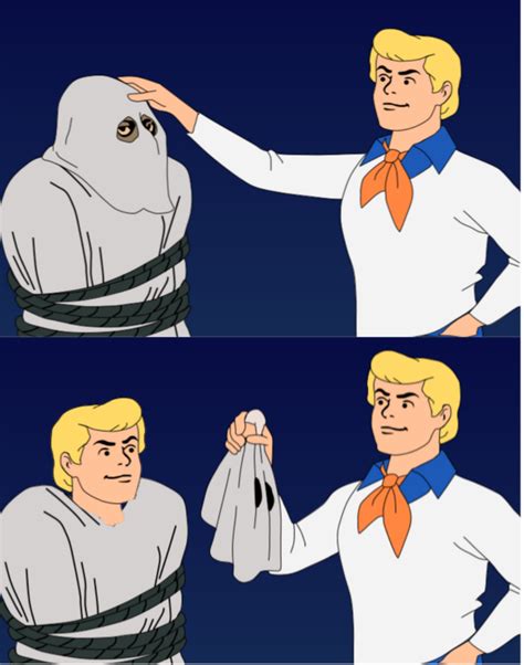 Scooby-Doo Mask Reveal Self Blank Template - Imgflip