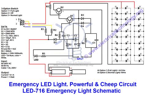 Simple Circuit Diagram For Led Light