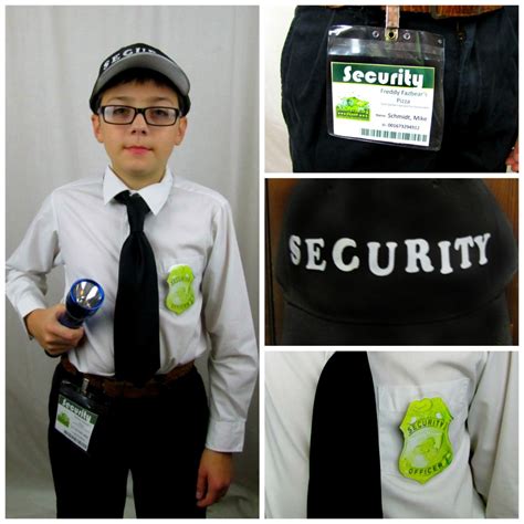 DIY Five Nights at Freddy's Security Guard Costume for Halloween (or CosPlay) - Frugal Upstate