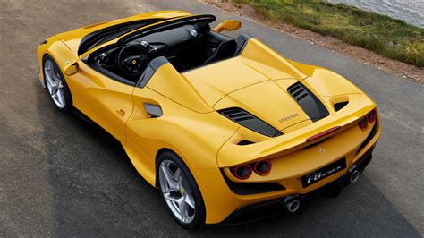 Car Convertible Ferrari F8 Spider Sport Car Yellow Car Wallpaper - Resolution:1920x1080 - ID ...