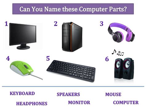 Computer Parts (K-1) - Mrs. G's Technology Class