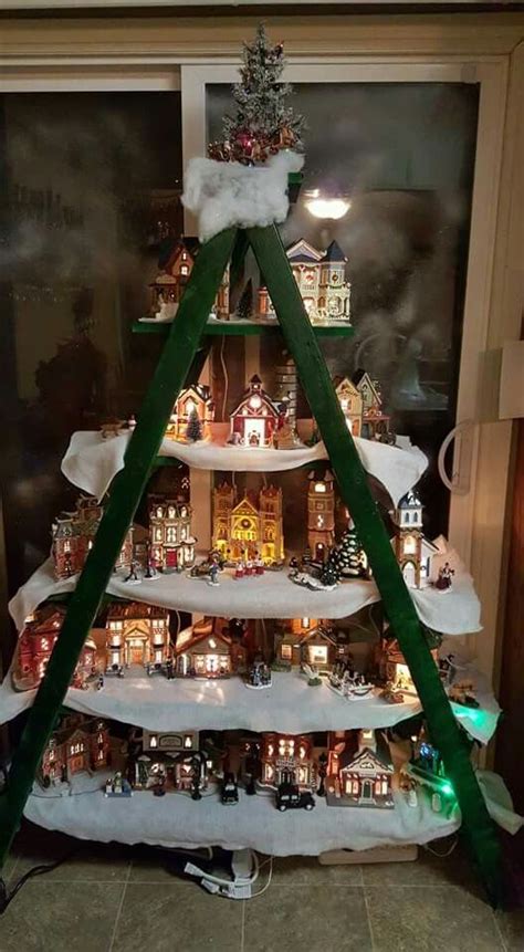 Christmas Village Display Stand | Diy christmas village displays, Diy christmas village ...