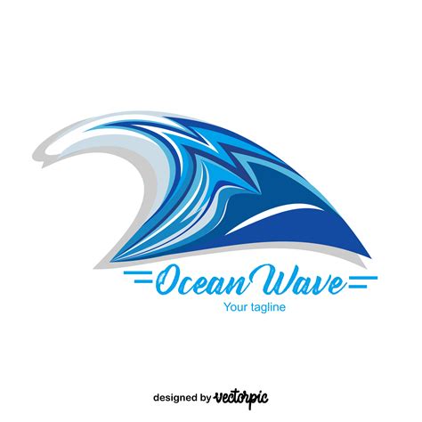 ocean_wave_logo_free_vector | VECTORPIC