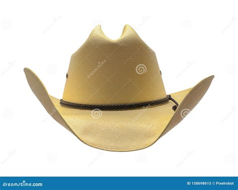 Cowboy Hat Front Cut Out stock image. Image of used - 158698615