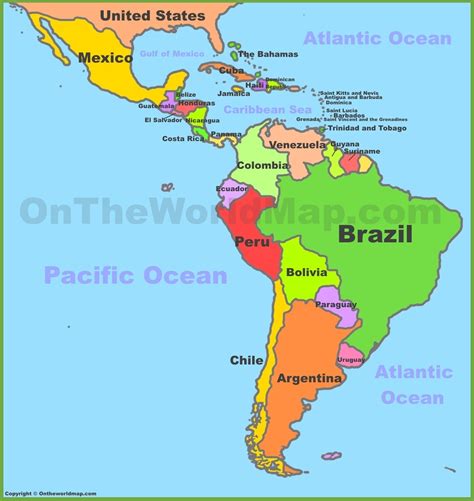 Latin America Political & Physical Map Review | Quizizz