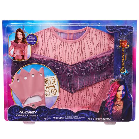 Disney Descendants 3 Mal Dress Up Set, Size 4-6X, Kids Pretend Play Costume by Just Play ...