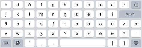 English IPA Keyboard for iPhone and iPad