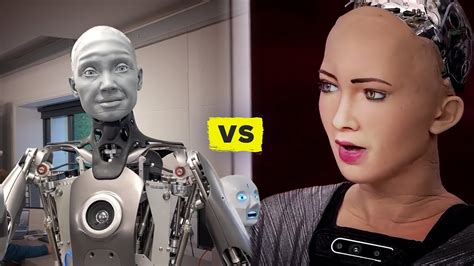 Ameca vs. Sophia; Lifelike vs. AI - Robots of CES - Go IT