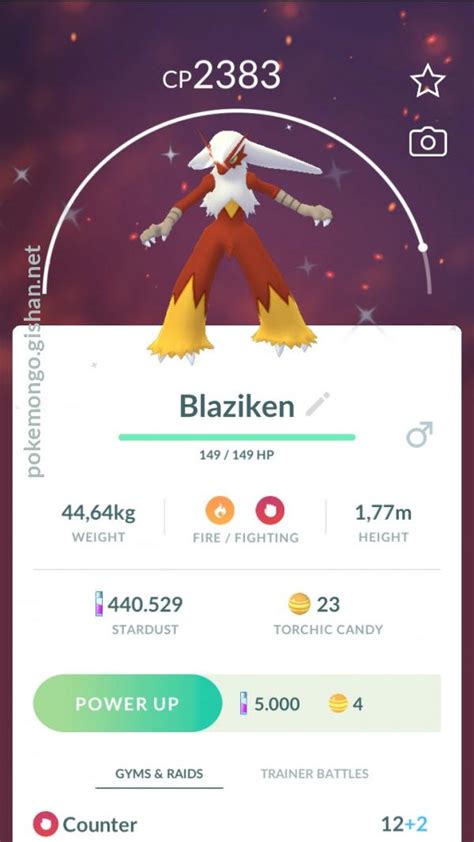 Shiny Blaziken - Pokemon Go