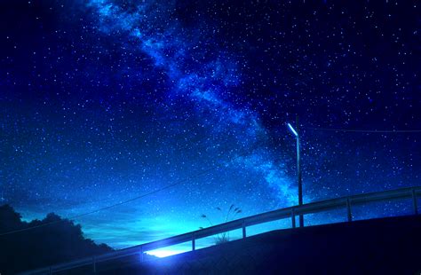 Anime Night Scenery Wallpapers - Wallpaper Cave