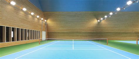 Indoor Tennis Courts Lighting Case Studies, Tennis Academies, Country Clubs Universities