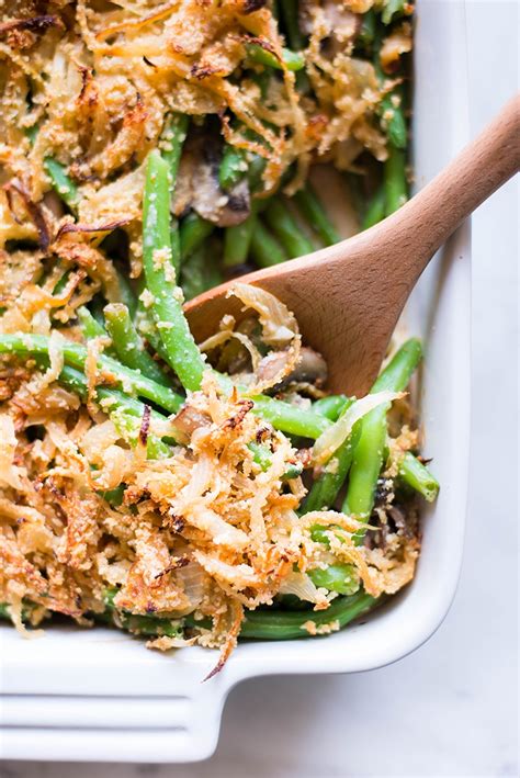 Healthy Green Bean Casserole • A Sweet Pea Chef