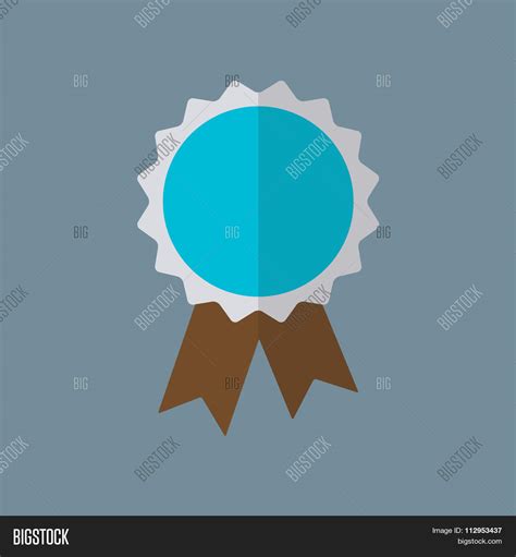 Badge Award Ribbon Vector & Photo (Free Trial) | Bigstock